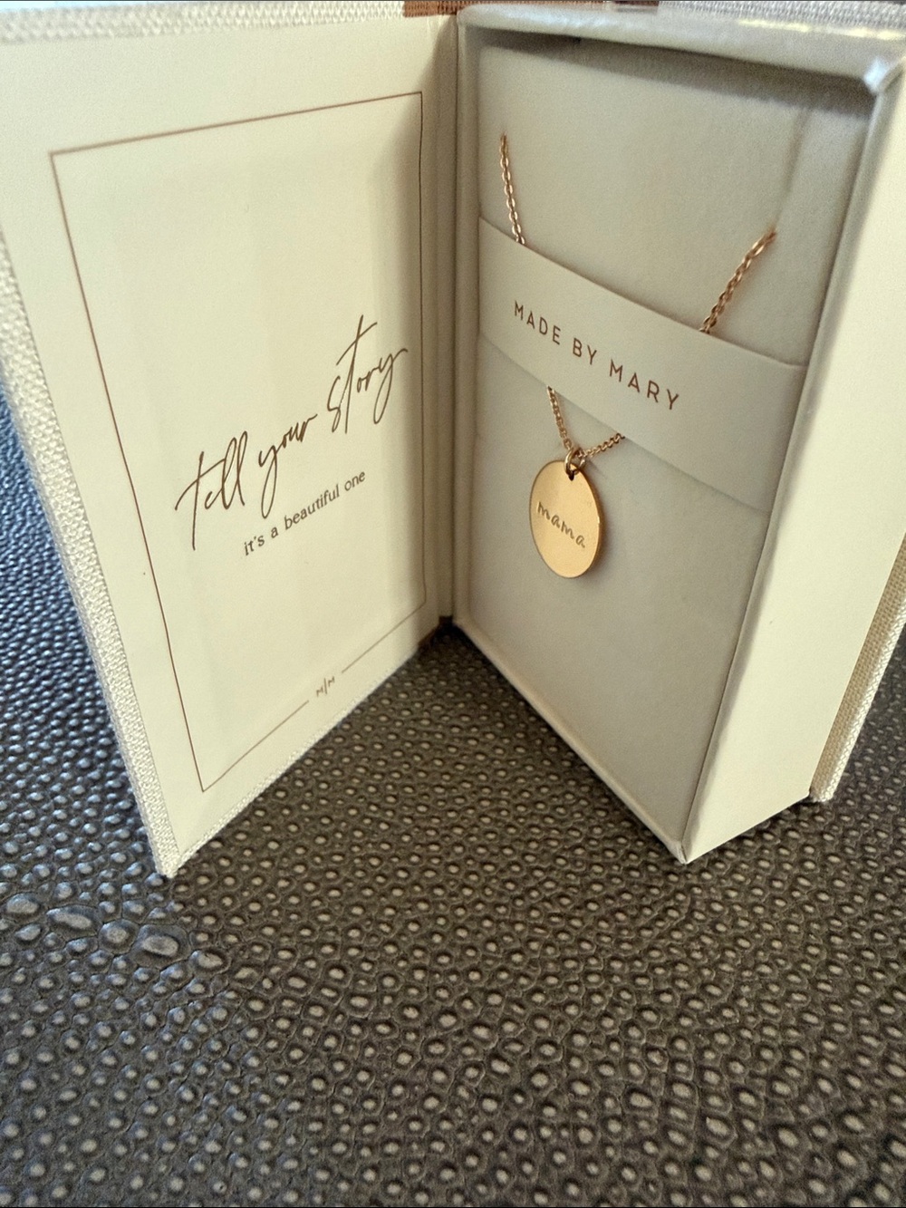 Made by Mary Mama Disc Necklace in Gold